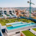 Luchtfoto van nieuwbouw appartement in Rojales in Spanje, gelegen aan de  Costa Blanca-Zuid