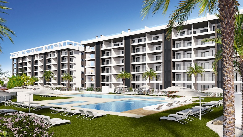 Nieuwbouw Appartement Te koop in Torrevieja in Spanje, gelegen aan de Costa Blanca-Zuid