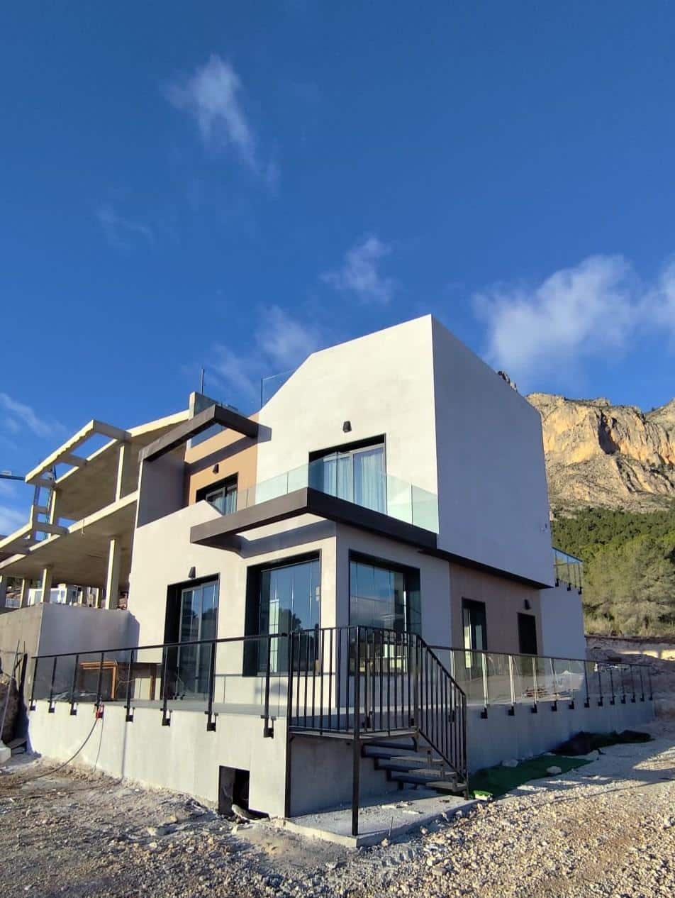 Nieuwbouw Huis Te koop in Polop in Spanje, gelegen aan de Costa Blanca-Noord