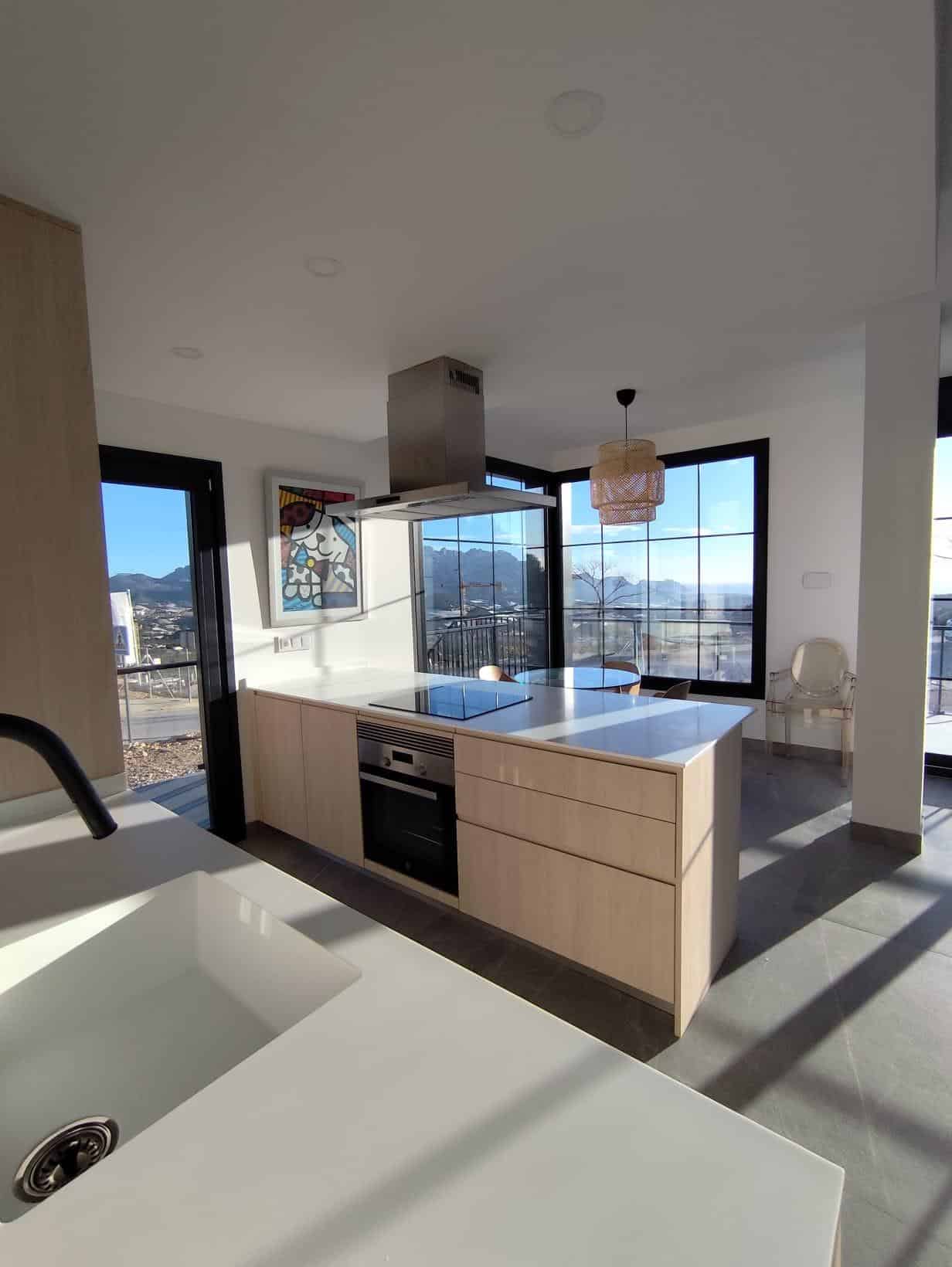 Nieuwbouw Huis Te koop in Polop in Spanje, gelegen aan de Costa Blanca-Noord