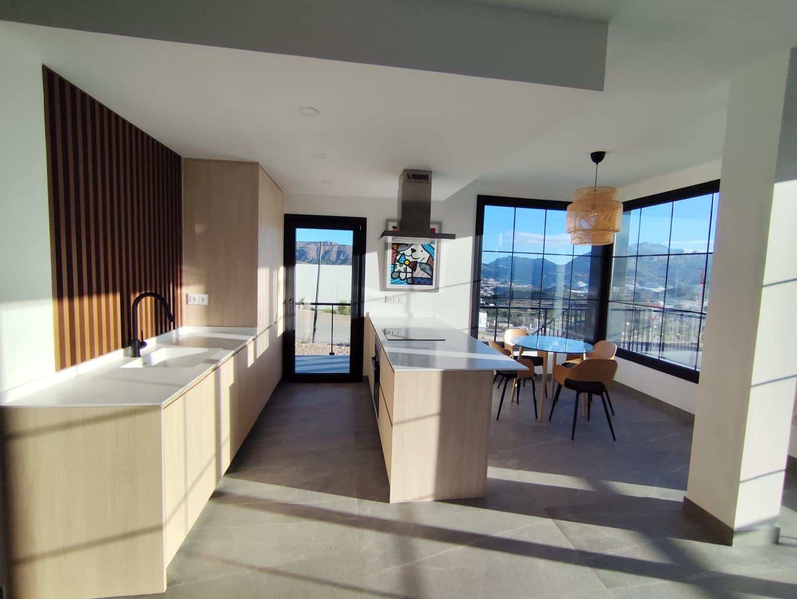 Nieuwbouw Huis Te koop in Polop in Spanje, gelegen aan de Costa Blanca-Noord