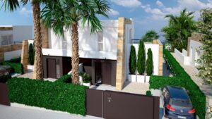 Nieuwbouw Project in Algorfa in Spanje, gelegen aan de Costa Blanca-Zuid Vooraanzicht van in Algorfa in Spanje, gelegen aan de Costa Blanca-Zuid