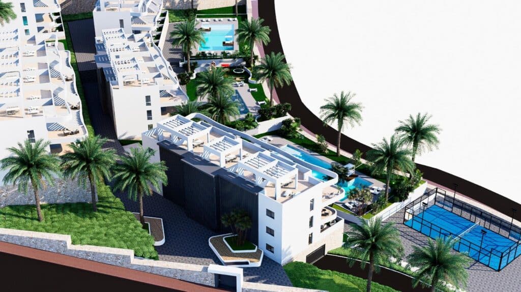 Nieuwbouw Project in Finestrat in Spanje, gelegen aan de Costa Blanca-Noord