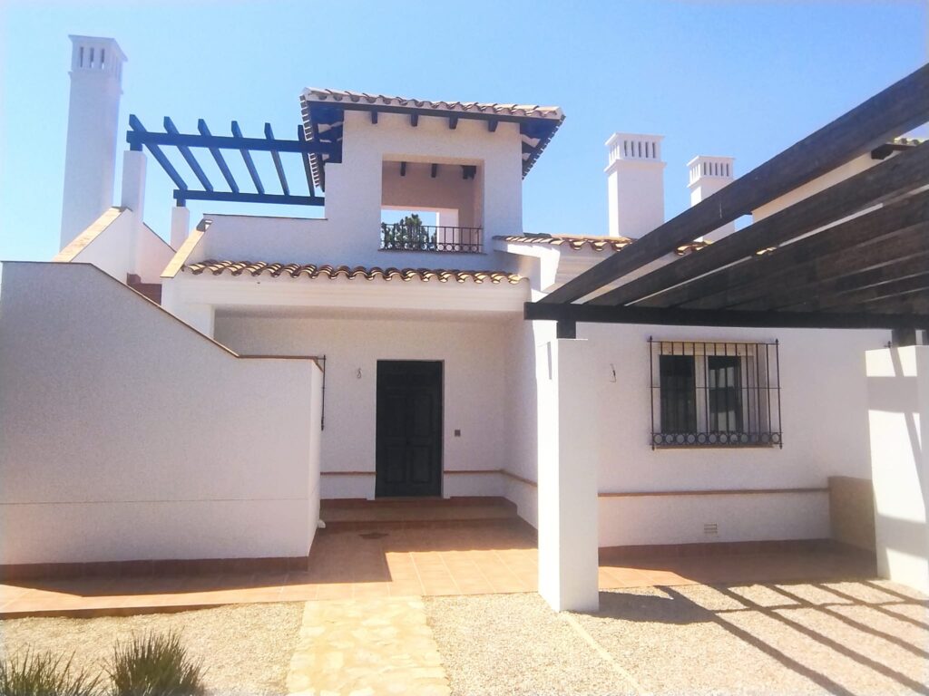 Vooraanzicht van in Fuente Álamo de Murcia in Spanje, gelegen aan de  Costa Cálida