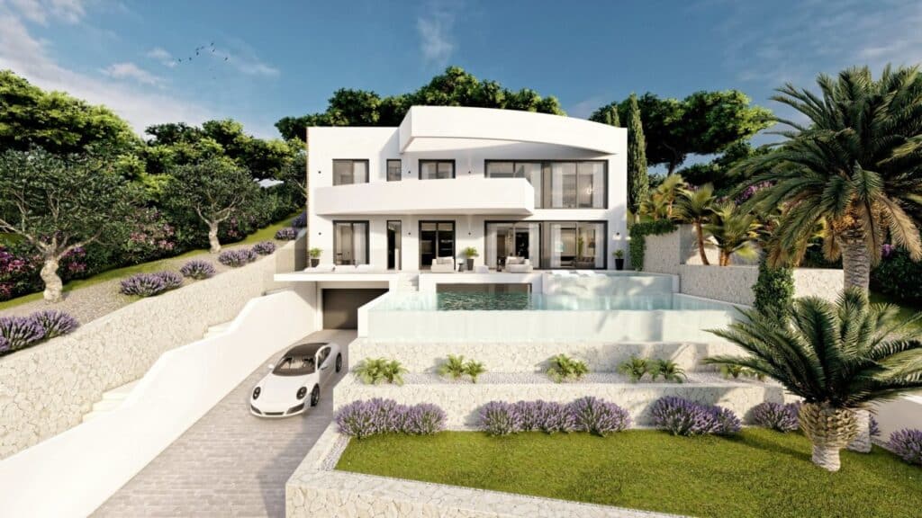 Nieuwbouw Villa Te koop in Altea in Spanje, gelegen aan de Costa Blanca-Noord