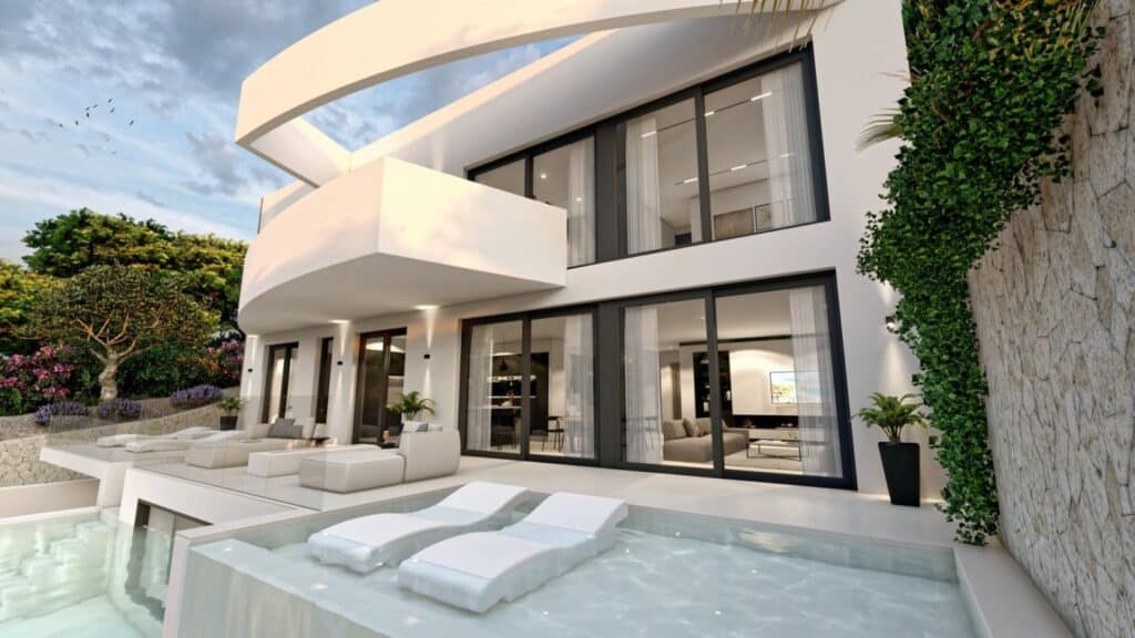 Nieuwbouw Villa Te koop in Altea in Spanje, gelegen aan de Costa Blanca-Noord