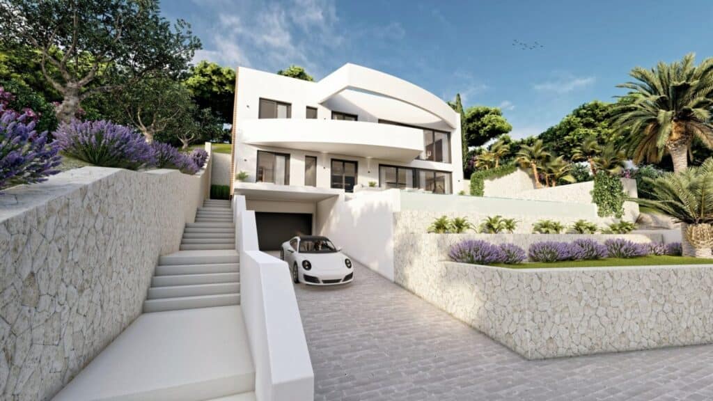 Nieuwbouw Villa Te koop in Altea in Spanje, gelegen aan de Costa Blanca-Noord