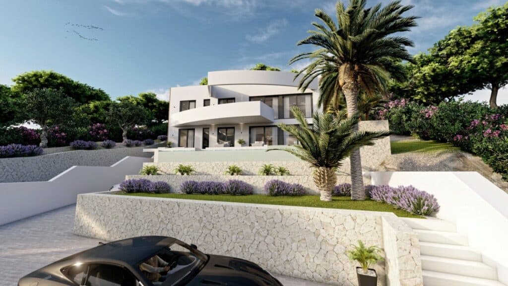 Nieuwbouw Villa Te koop in Altea in Spanje, gelegen aan de Costa Blanca-Noord