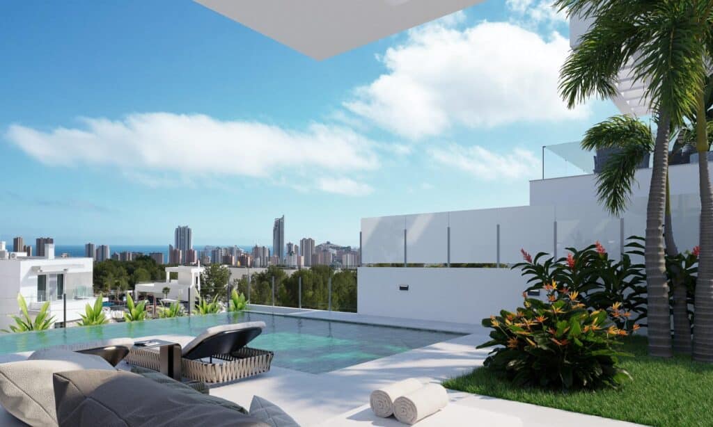 Nieuwbouw Villa Te koop in Finestrat in Spanje, gelegen aan de Costa Blanca-Noord
