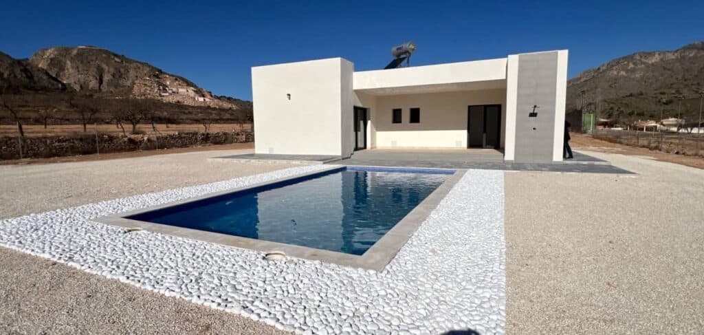 Nieuwbouw Villa Te koop in Hondon De Las Nieves in Spanje, gelegen aan de Costa Blanca-Zuid