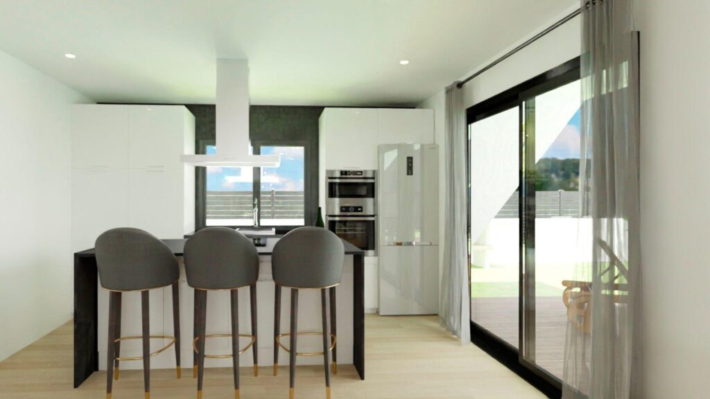 Nieuwbouw Villa Te koop in Hondon De Las Nieves in Spanje, gelegen aan de Costa Blanca-Zuid
