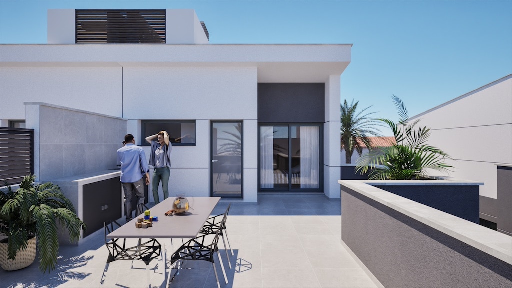 Nieuwbouw Villa Te koop in Los Nietos in Spanje, gelegen aan de Costa Cálida