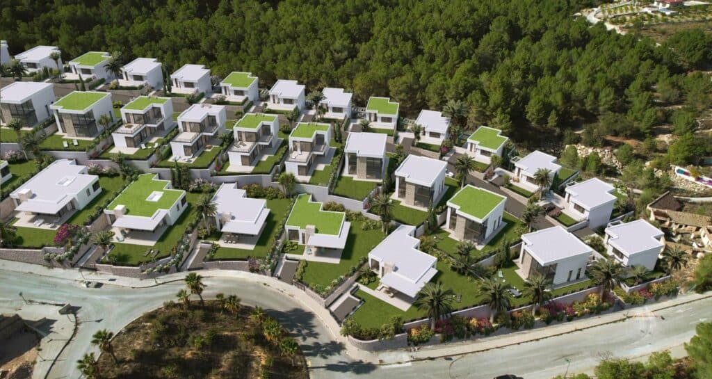 Nieuwbouw Villa Te koop in Polop in Spanje, gelegen aan de Costa Blanca-Noord