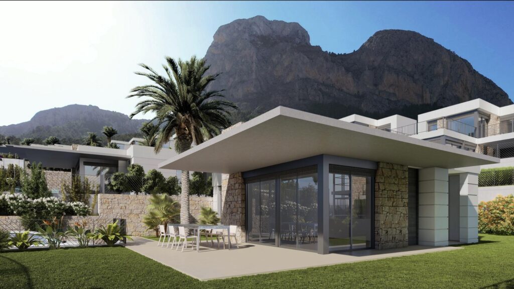 Nieuwbouw Villa Te koop in Polop in Spanje, gelegen aan de Costa Blanca-Noord