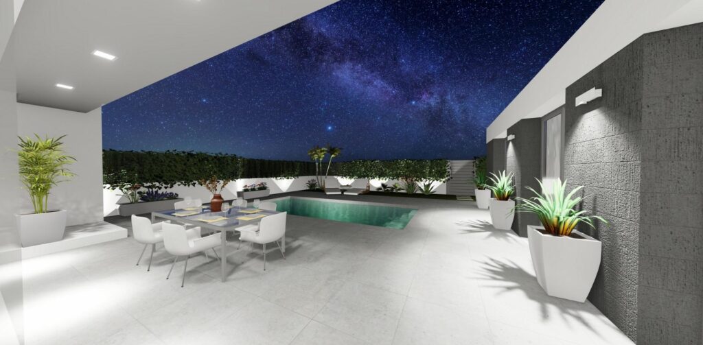 Nieuwbouw Villa Te koop in San Juan De Los Terreros in Spanje, gelegen aan de Costa de Almería