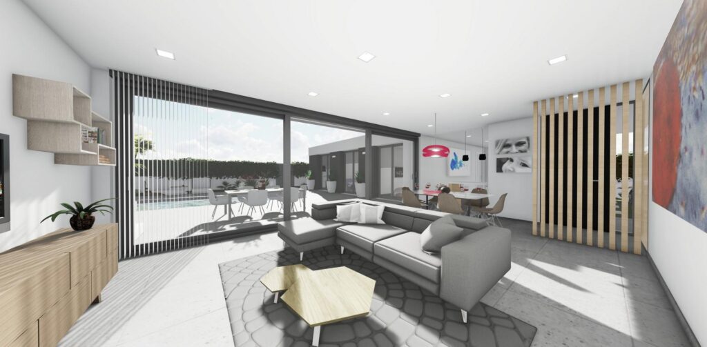 Nieuwbouw Villa Te koop in San Juan De Los Terreros in Spanje, gelegen aan de Costa de Almería