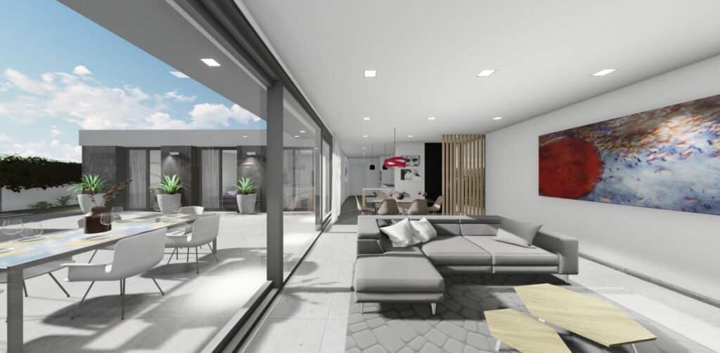 Nieuwbouw Villa Te koop in San Juan De Los Terreros in Spanje, gelegen aan de Costa de Almería