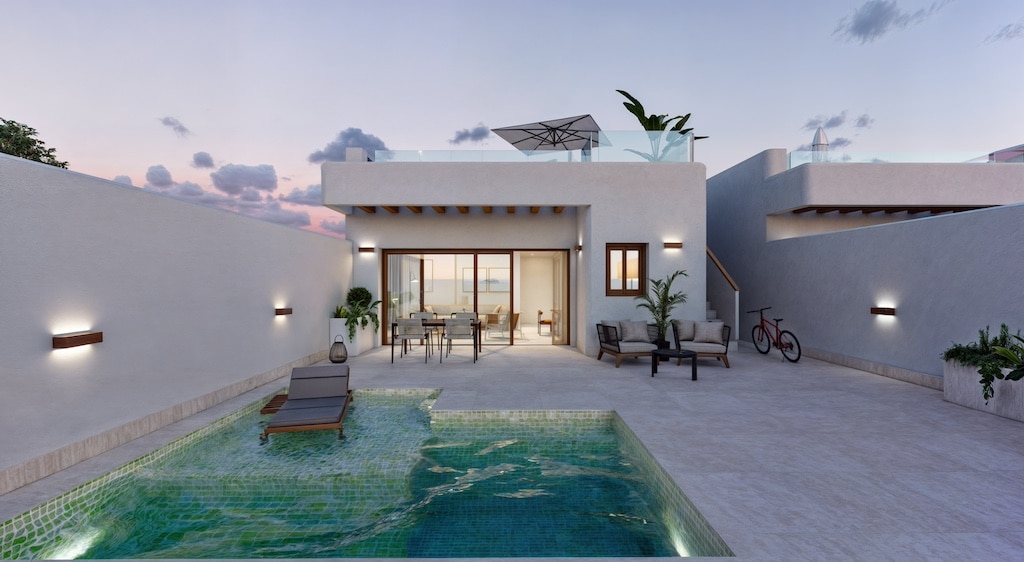 Nieuwbouw Villa Te koop in Torre-Pacheco in Spanje, gelegen aan de Costa Cálida