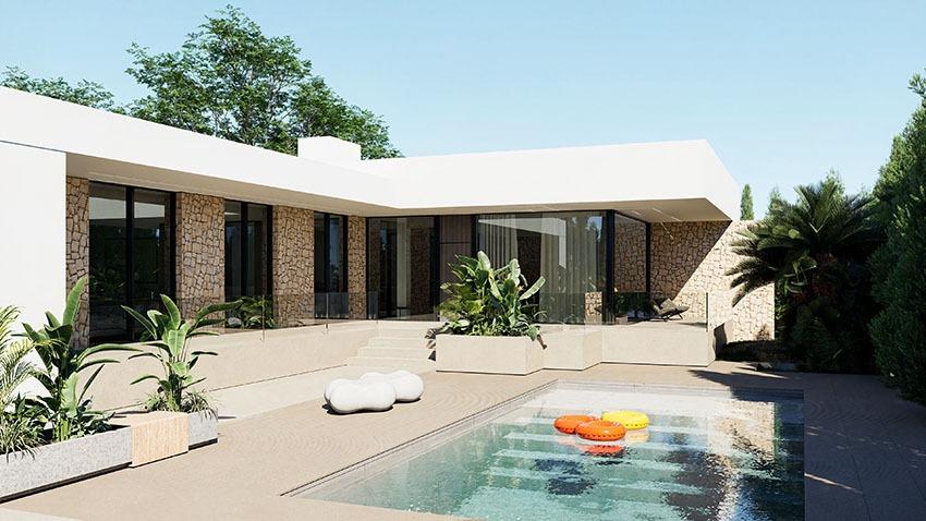 Nieuwbouw Villa Te koop in Torrevieja in Spanje, gelegen aan de Costa Blanca-Zuid