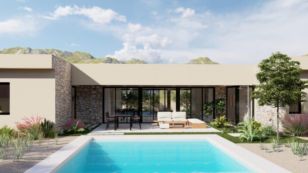 Nieuwbouw Villa Te koop in Yecla in Spanje, gelegen aan de Costa Cálida