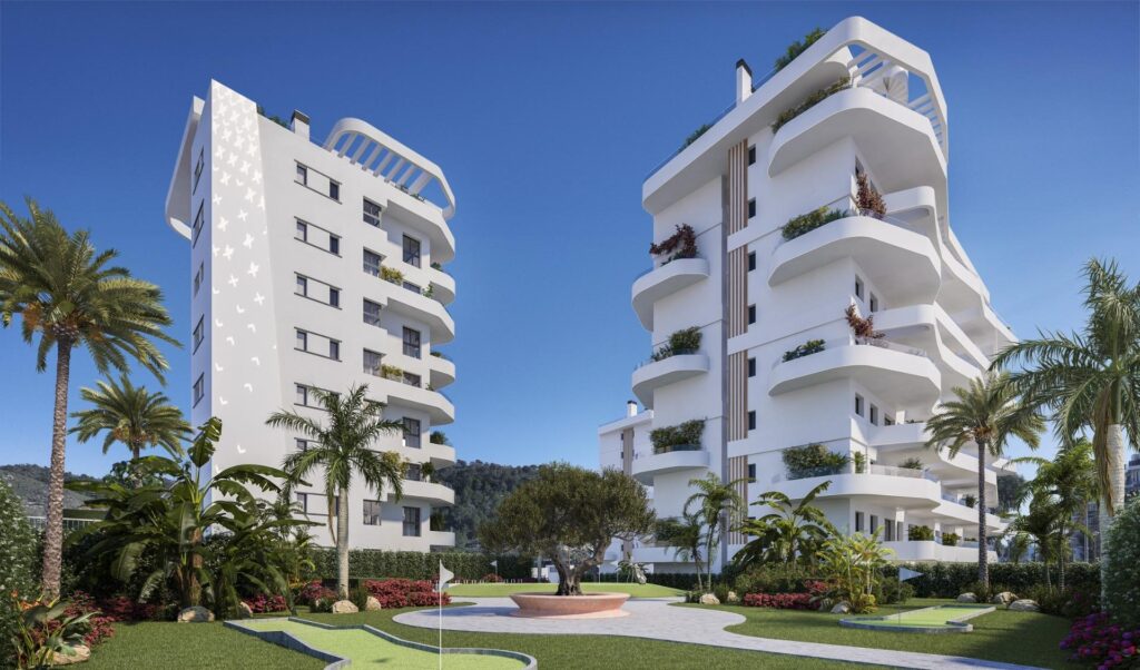 Nieuwbouw Appartement Te koop in Villajoyosa in Spanje, gelegen aan de Costa Blanca-Noord