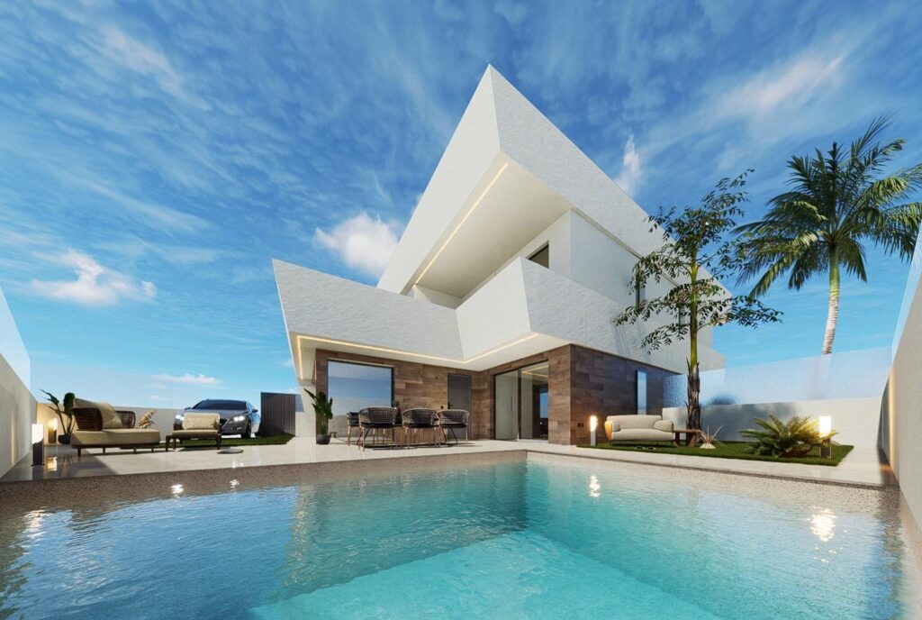 Nieuwbouw Villa Te koop in San Pedro Del Pinatar in Spanje, gelegen aan de Costa Cálida