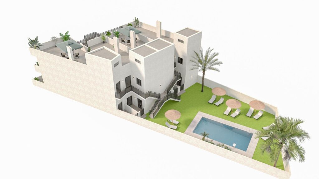 Nieuwbouw Appartement Te koop in Hondon De Las Nieves in Spanje, gelegen aan de Costa Blanca-Zuid