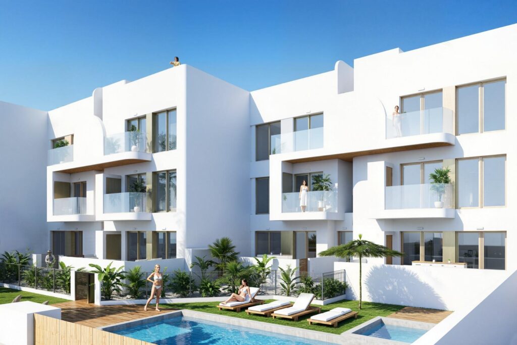 Nieuwbouw Appartement Te koop in Los Alcazares in Spanje, gelegen aan de Costa Cálida