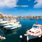 Bootjes in een jachthaven aan de Mar Menor