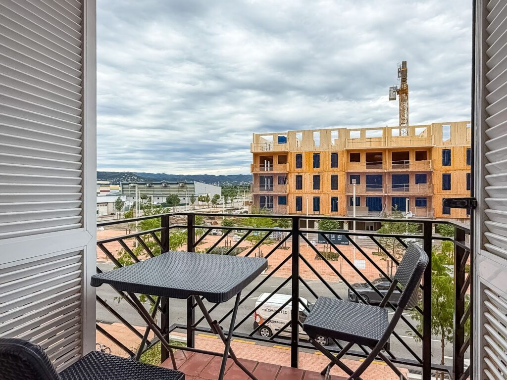 Terras van appartement in Sant Antoni De Calonge in Spanje, gelegen aan de  Costa Brava