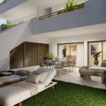 Terras van in San Pedro Del Pinatar in Spanje, gelegen aan de  Costa Cálida