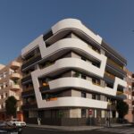 Vooraanzicht van in Torrevieja in Spanje, gelegen aan de  Costa Blanca-Zuid