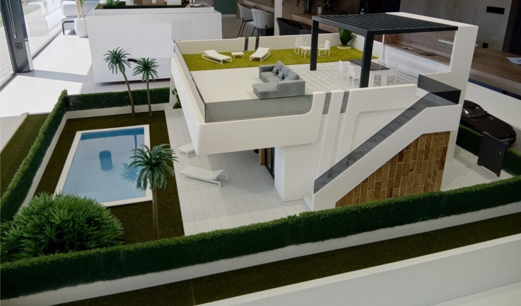 Nieuwbouw Villa Te koop in Alhama de Murcia in Spanje, gelegen aan de Costa Cálida