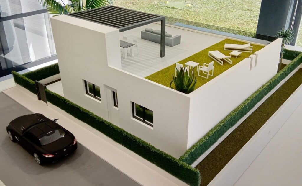 Nieuwbouw Villa Te koop in Alhama de Murcia in Spanje, gelegen aan de Costa Cálida