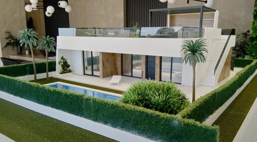 Nieuwbouw Villa Te koop in Alhama de Murcia in Spanje, gelegen aan de Costa Cálida