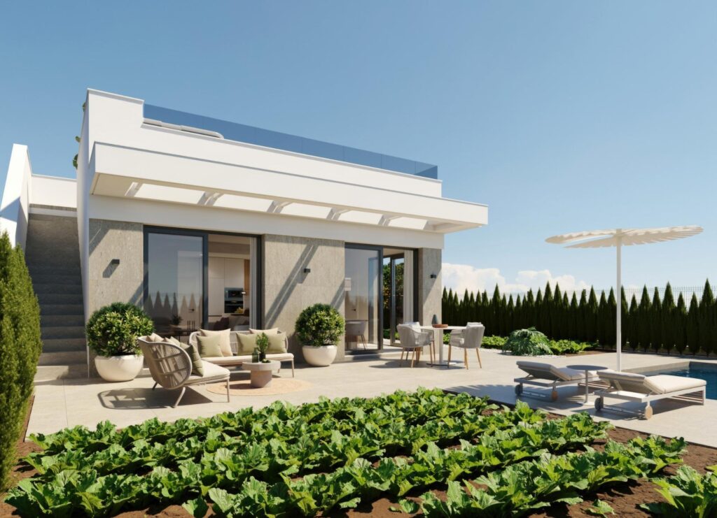 Nieuwbouw Villa Te koop in Fuente Álamo de Murcia in Spanje, gelegen aan de Costa Cálida