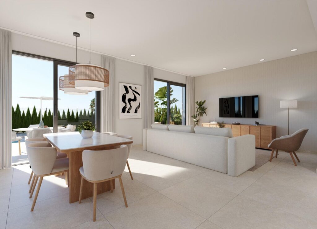 Nieuwbouw Villa Te koop in Fuente Álamo de Murcia in Spanje, gelegen aan de Costa Cálida