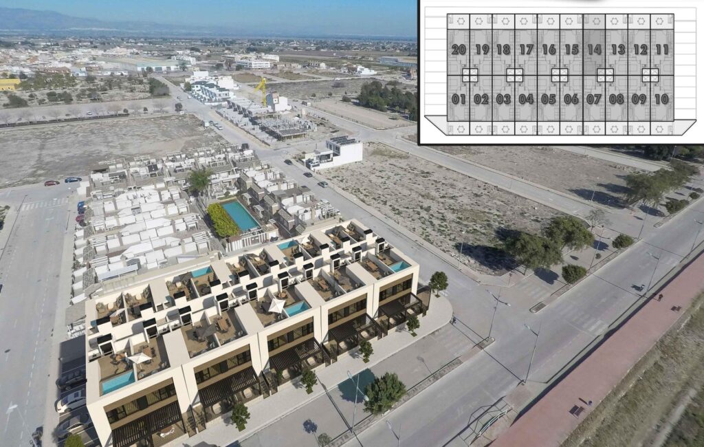 Nieuwbouw Project in Dolores in Spanje, gelegen aan de Costa Blanca-Zuid