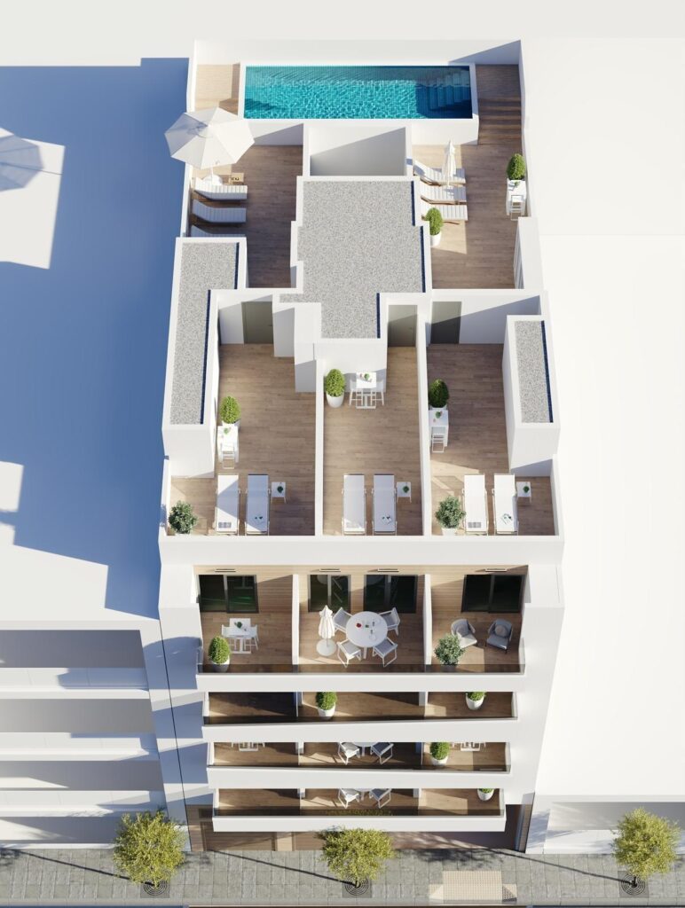 Nieuwbouw Project in Torrevieja in Spanje, gelegen aan de Costa Blanca-Zuid