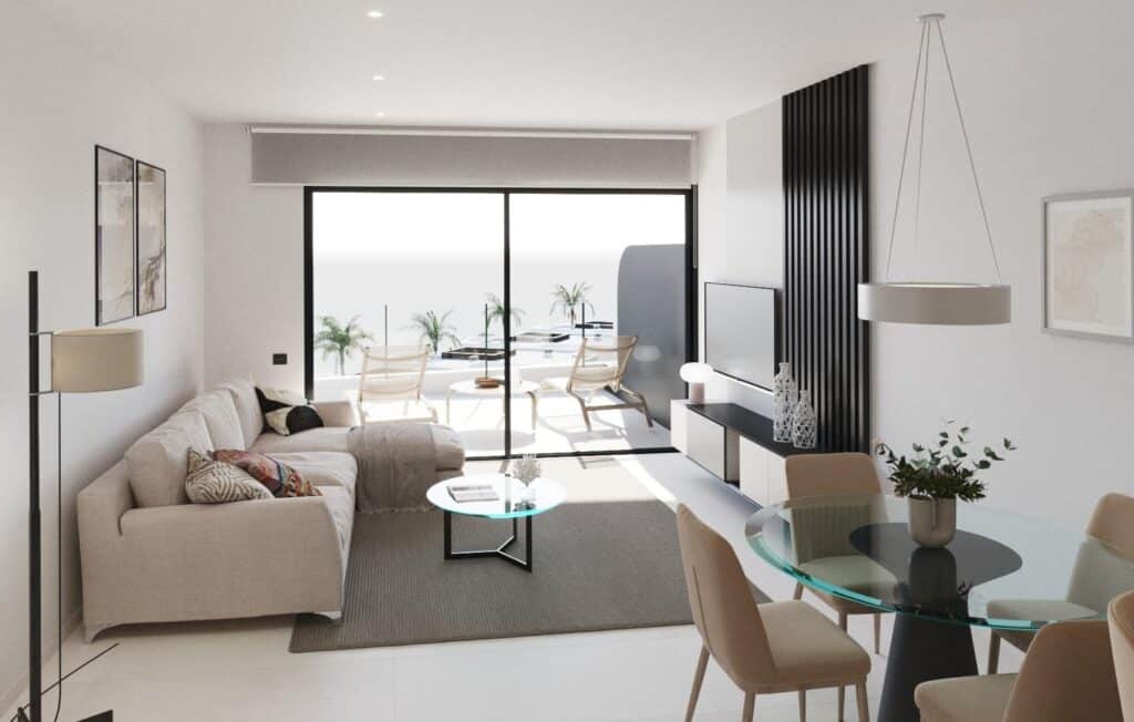 Nieuwbouw Appartement Te koop in Los Alcazares in Spanje, gelegen aan de Costa Cálida