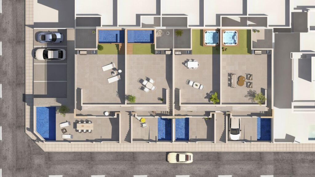 Nieuwbouw Project in San Pedro Del Pinatar in Spanje, gelegen aan de Costa Cálida