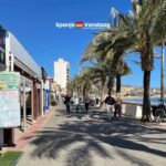 De wandelboulevard in El Campello