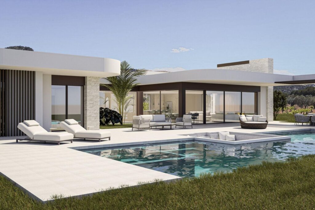 Nieuwbouw Villa Te koop in Pinoso in Spanje, gelegen aan de Costa Blanca-Zuid