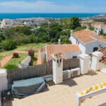 Zeezicht en panoramisch zicht van appartement in Nerja in Spanje, gelegen aan de  Costa del Sol-Oost