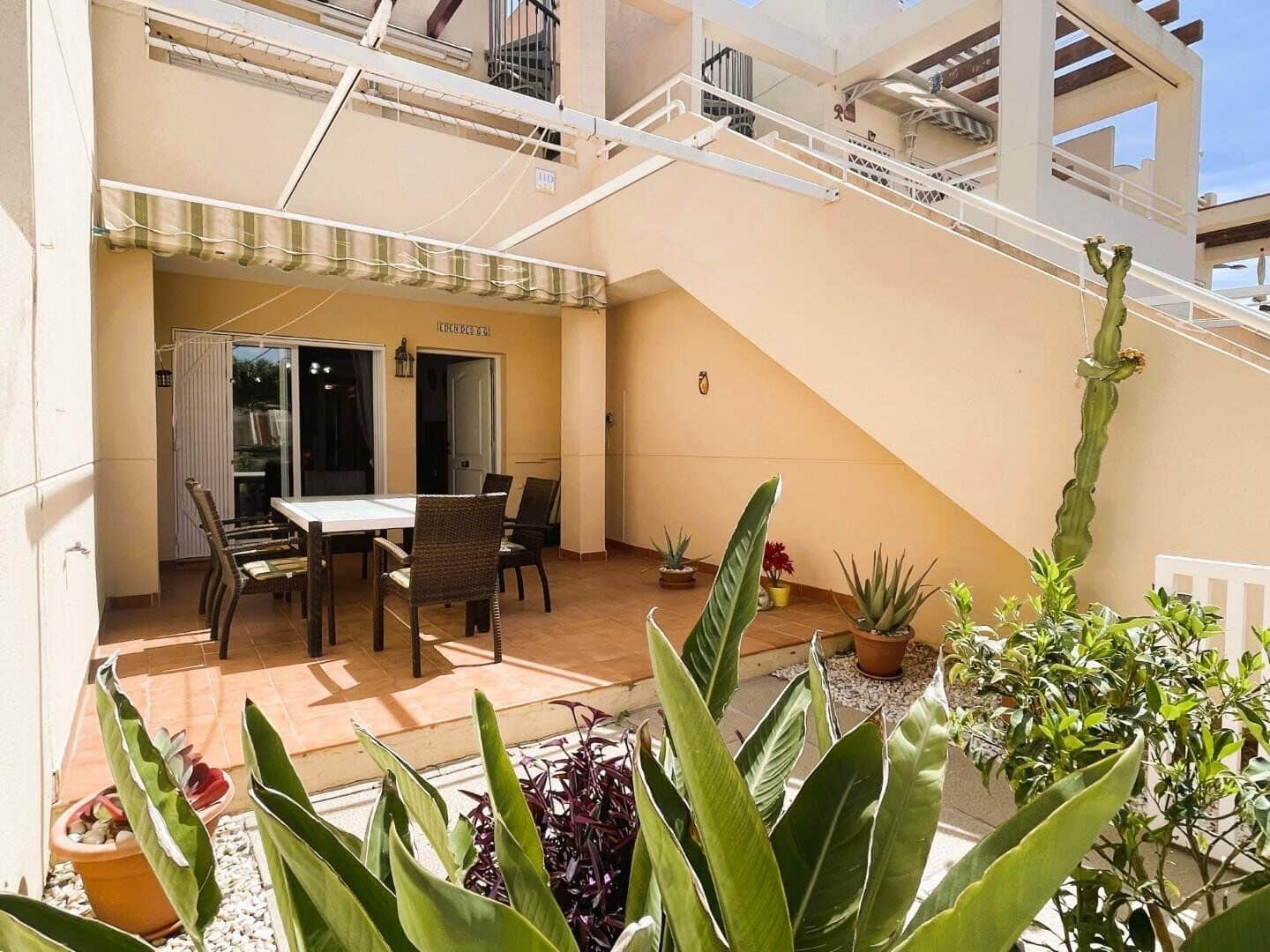 Terras van appartement in Palomares (04618) in Spanje, gelegen aan de  Costa de Almería