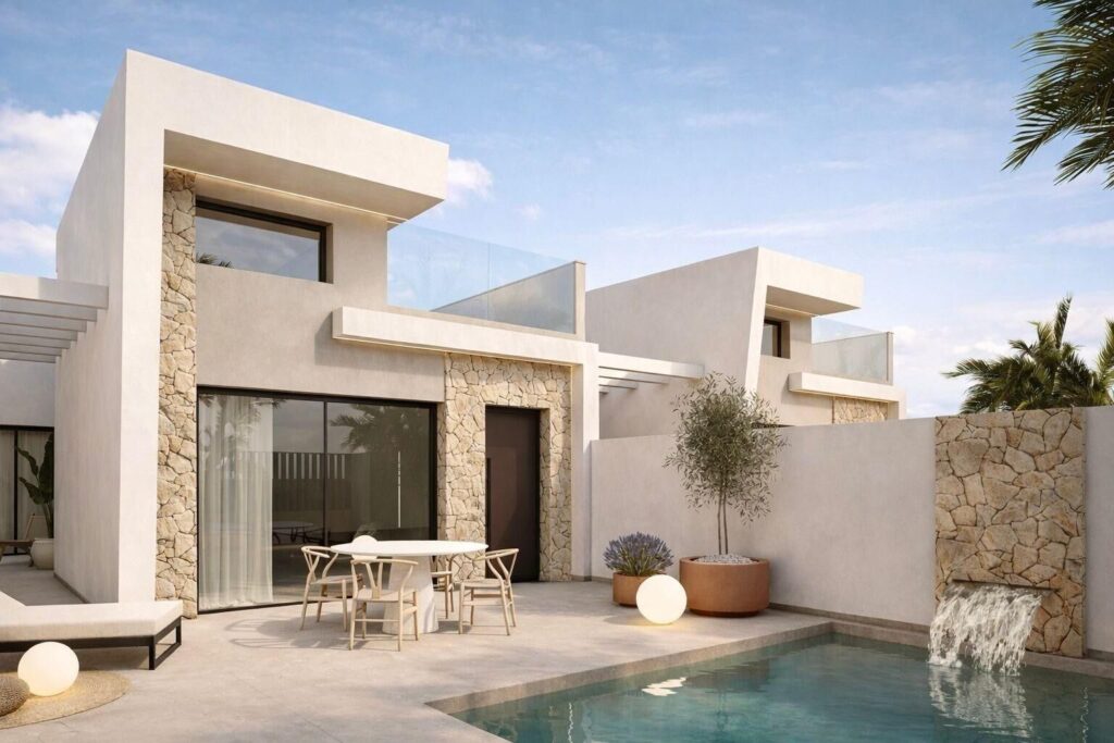 Nieuwbouw Villa Te koop in Los Alcazares in Spanje, gelegen aan de Costa Cálida