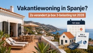Terras van Spaanse villa met zicht op zee