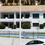 Gemeenschappelijk zwembad van nieuwbouw appartement in Orihuela-Costa in Spanje, gelegen aan de  Costa Blanca-Zuid