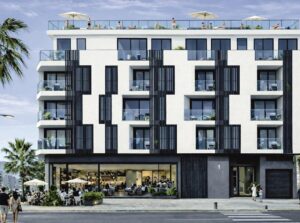 Nieuwbouw Project in Torrevieja in Spanje, gelegen aan de Costa Blanca-Zuid Vooraanzicht van in Torrevieja in Spanje, gelegen aan de Costa Blanca-Zuid