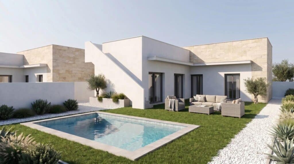 Nieuwbouw Villa Te koop in Mazarron in Spanje, gelegen aan de Costa Cálida